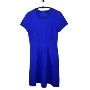 Madewell Blue Dress - Short & Pleated Waist - has pockets!